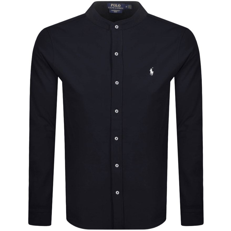 Alternative Image for ProductRalph Lauren Grandad Mesh Shirt Navy1